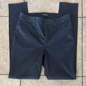 Black Coated Skinny Jeans